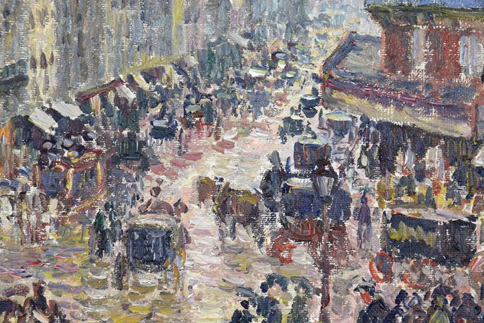 Camille Pissarro - La Place du Havre, Effet de Pluie | MasterArt